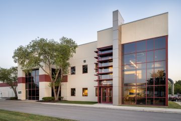 JRF Construction completed the office addition for Heartland Food Product Group, expanding the workspace with a modern, efficient design.